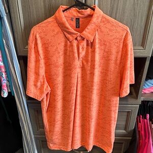 adidas Vibrant Orange Polo Shirt